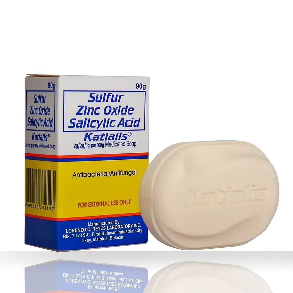 Katialis Sulfur, Zinc Oxide, Salicylic Acid Anti Fungal Medicated Soap