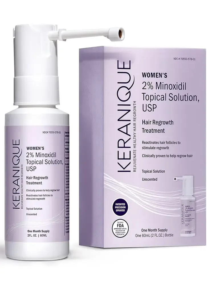 Keranique Hair Regrowth Treatment For Women Minoxidil 2%
