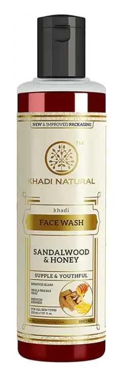 Khadi Natural Sandalwood & Honey Face Wash