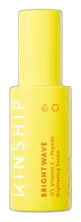 Kinship Brightwave 10% Vitamin C + Peptide Brightening Serum