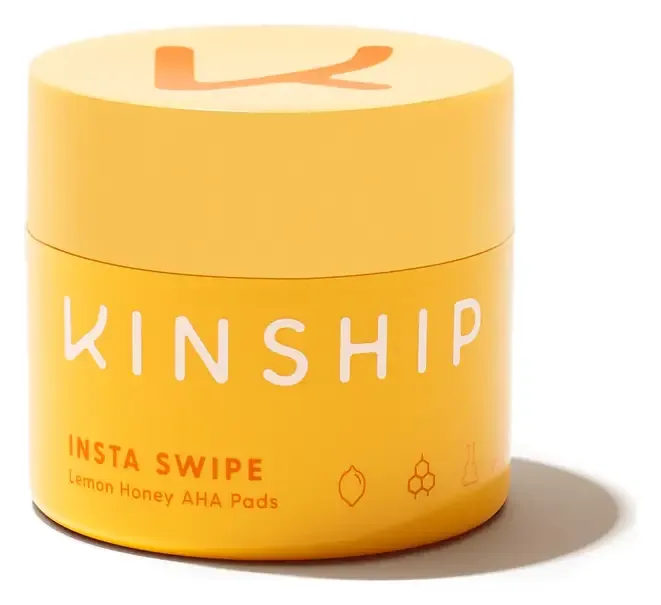Kinship Insta Swipe Lemon Honey AHA Exfoliating Pads