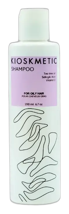 KIOSKMETIC Tea Tree Oil Salicylic Acid & Vitamin E - Oily Hair Shampoo