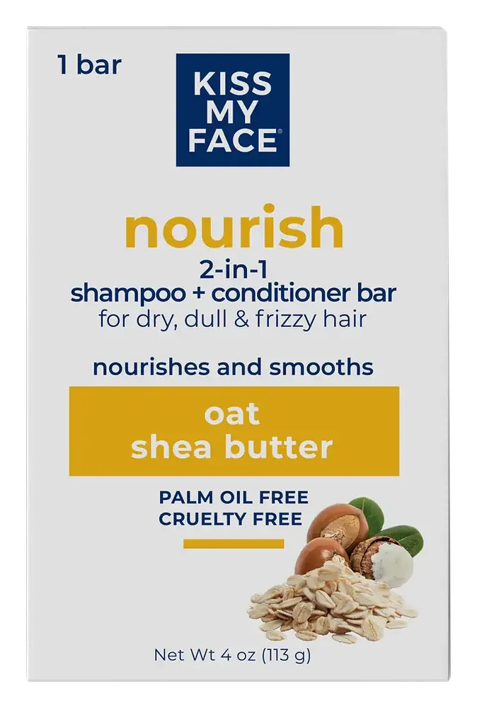 Kiss My Face 2-In-1 Shampoo + Conditioner Bar
