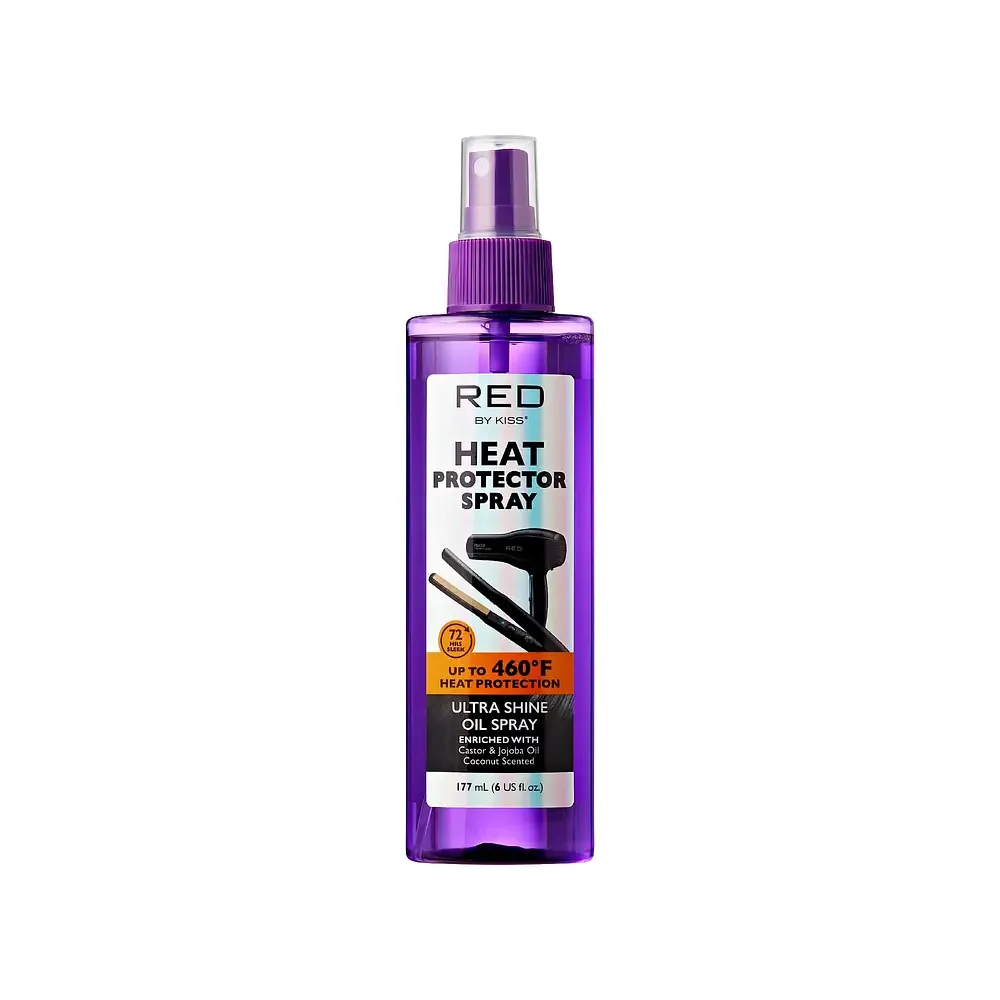 Kiss Red Ultra Shine Heat Protector Oil Spray