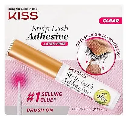 Kiss Strip Lash Adhesive With Aloe
