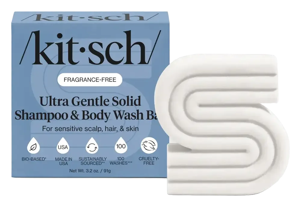 Kitsch Ultra Sensitive Solid Shampoo & Body Wash Bar