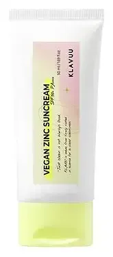 Klavuu Vegan Zinc Suncream SPF 50+