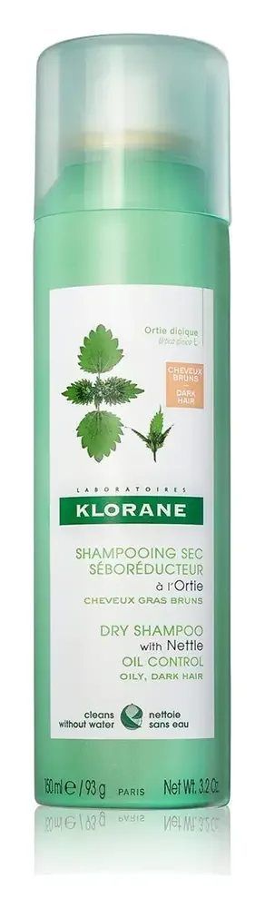 Klorane Dry Shampoo With Nettle For Oily, Dark Hair