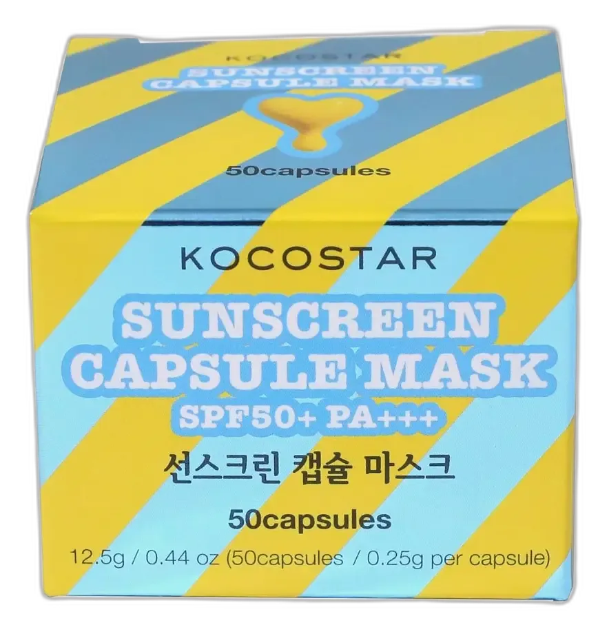 KOCOSTAR Sunscreen Capsule Mask SPF 50 PA+++