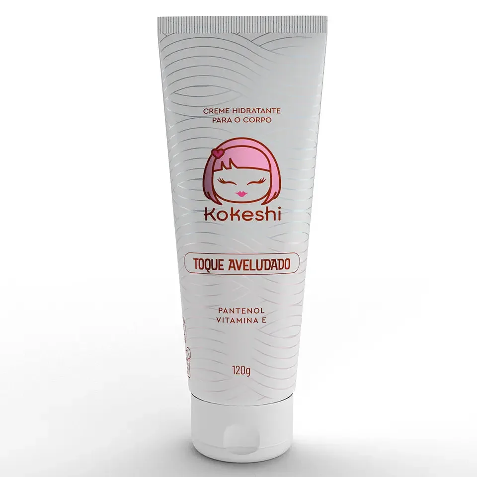 Kokeshi Toque Aveludado Creme Hidratante Para O Corpo