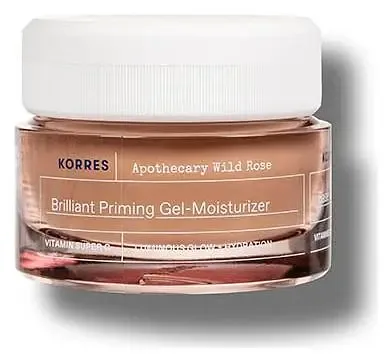 Korres Apothecary Wild Rose Brilliant Priming Gel-Moisturizer