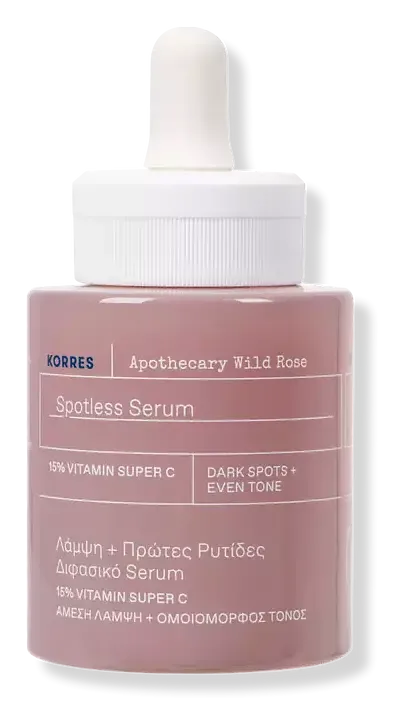 Korres Apothecary Wild Rose Spotless Serum with 15% Vitamin Super C