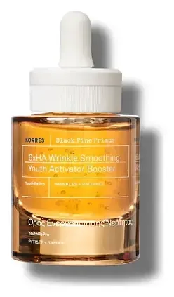 Korres Black Pine Primus 6xHA Wrinkle Smoothing Youth Activator Booster Serum