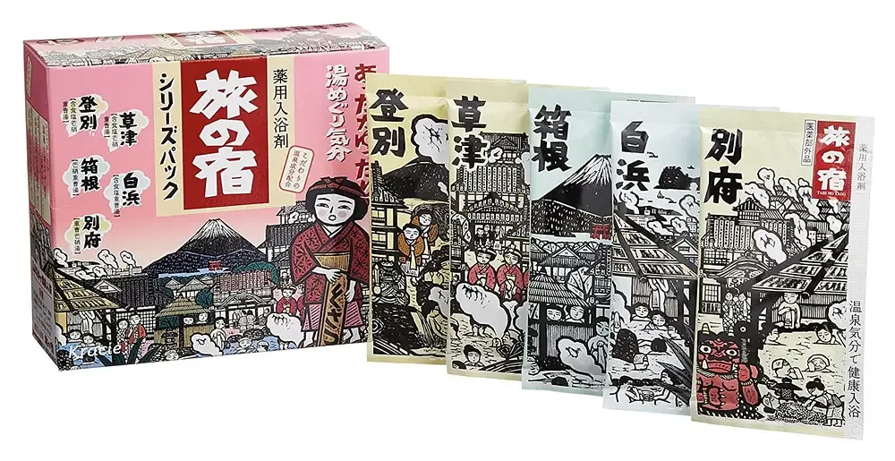 Kracie Tabi no Yado Clear - Assorted Series Pack (Kusatsu, Noboribetsu, Hakone, & Beppu)