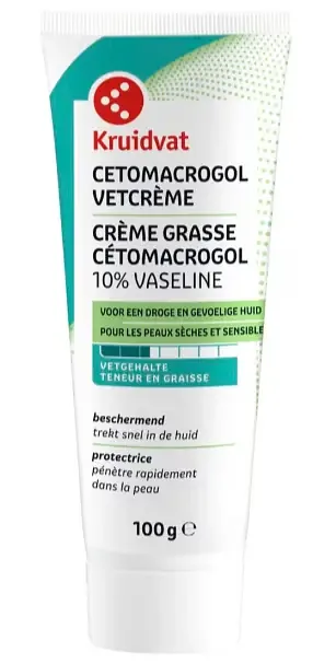 Kruidvat Cetomacrogol Vetcrème 10% Vaseline