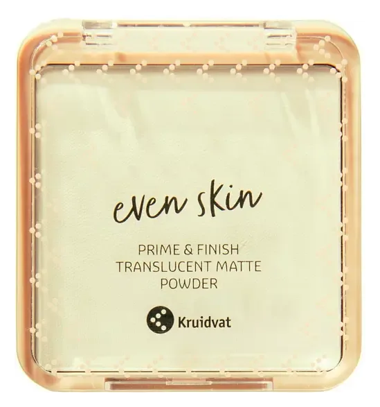 Kruidvat Even Skin Prime & Finish Translucent Matte Powder