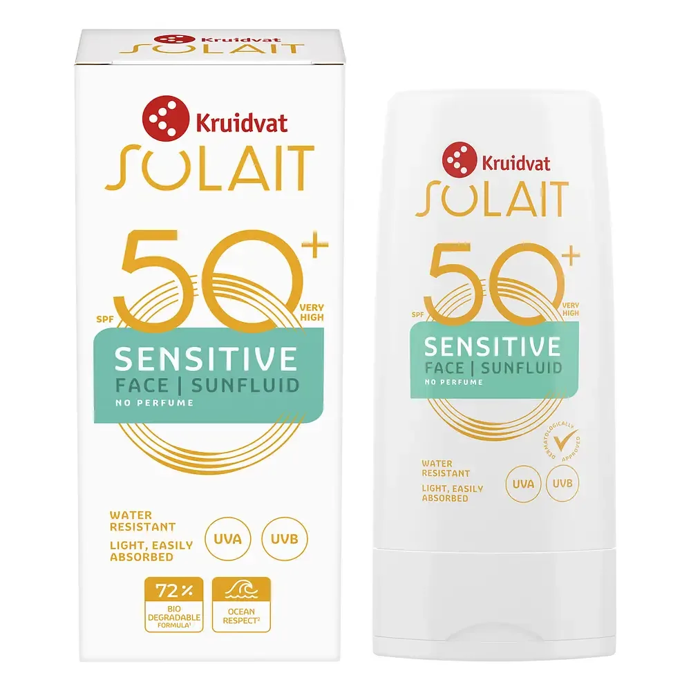 Kruidvat Solait Face Sunfluid SPF 50+