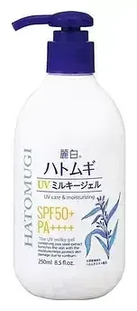 KUMANO COSME Hatomugi UV Care & Moisturizing The UV Milky Gel SPF 50+ PA++++