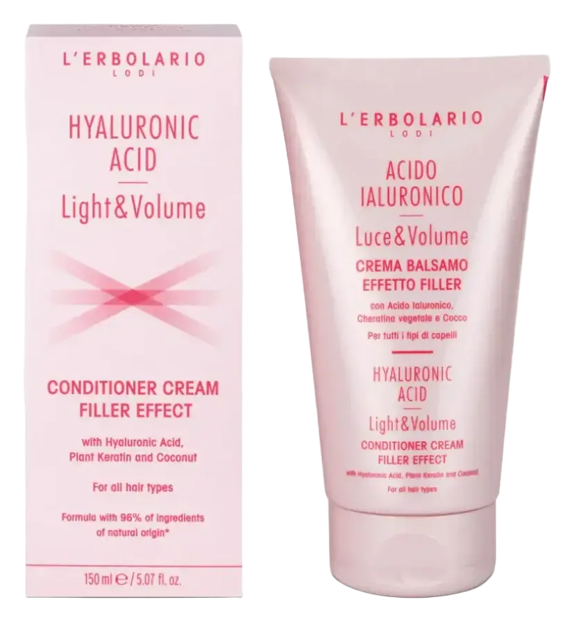 L'Erbolario Hyaluronic Acid Light & Volume Filler Effect Conditioner Cream
