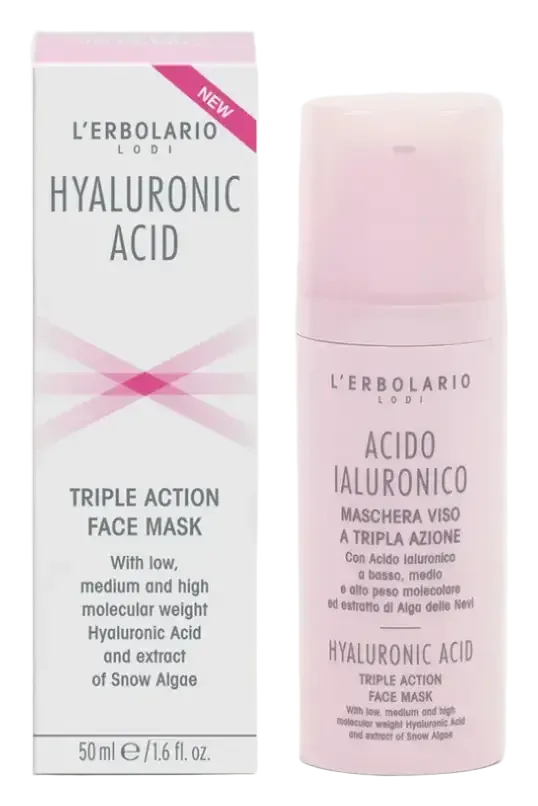 L'Erbolario Hyaluronic Acid Triple Action Face Mask