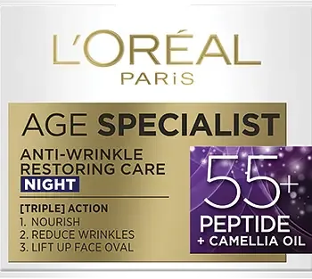 L'Oreal Age Specialist 55+ Anti Wrinkle Restoring Care Night
