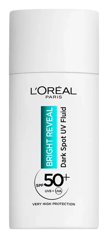 L'Oreal Bright Reveal Dark Spot UV Fluid SPF 50+ With Niacinamide
