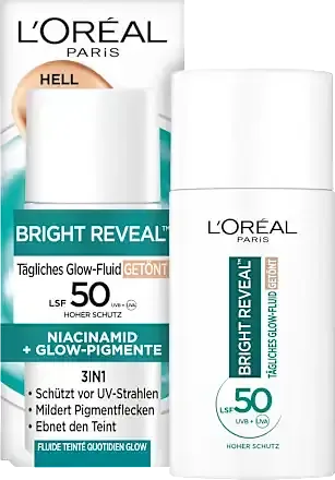 L'Oreal Bright Reveal Tinted Fluid Glow SPF 50