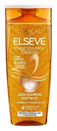 L'Oreal Elseve Magiczna Moc Olejków Lekki Szampon Odżywczy