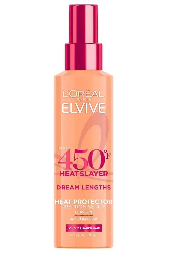L'Oreal Elvive 450 Heat Slayer Dream Lengths Heat Protector Pre-Iron Serum Leave-In