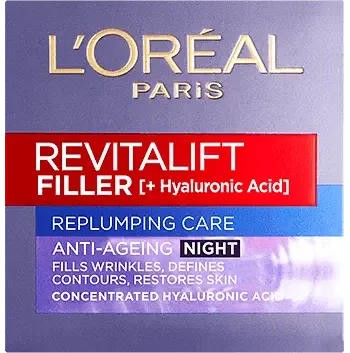 L'Oreal Revitalift Filler Replumping Care Night Cream