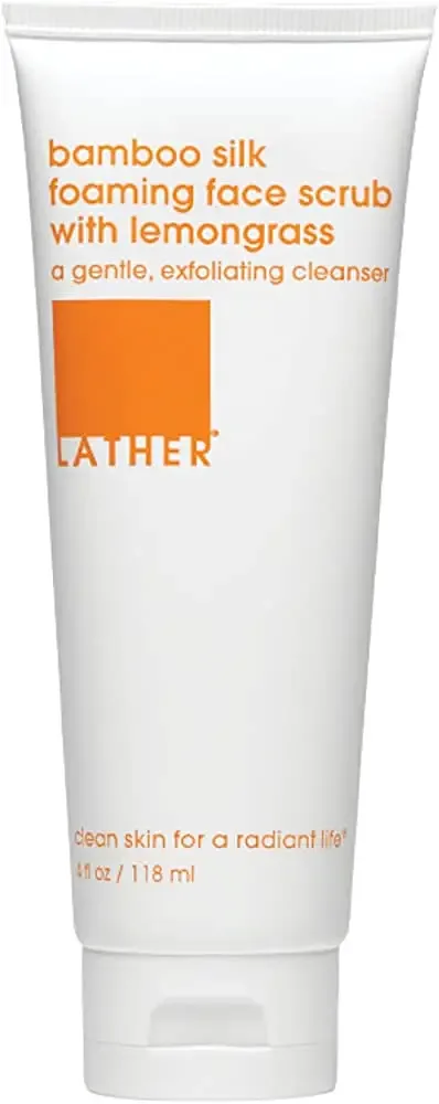 Lather Bamboo Silk Foaming Face Scrub