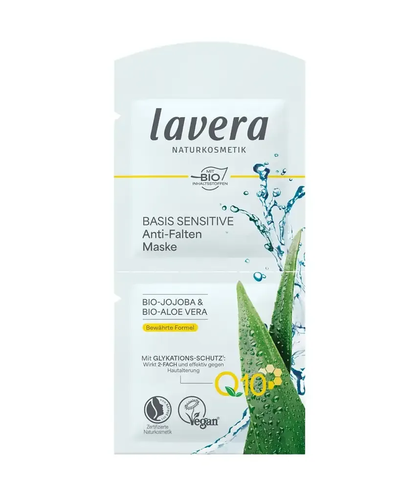 Lavera Basis Sensitive Anti-Falten Q10 Maske