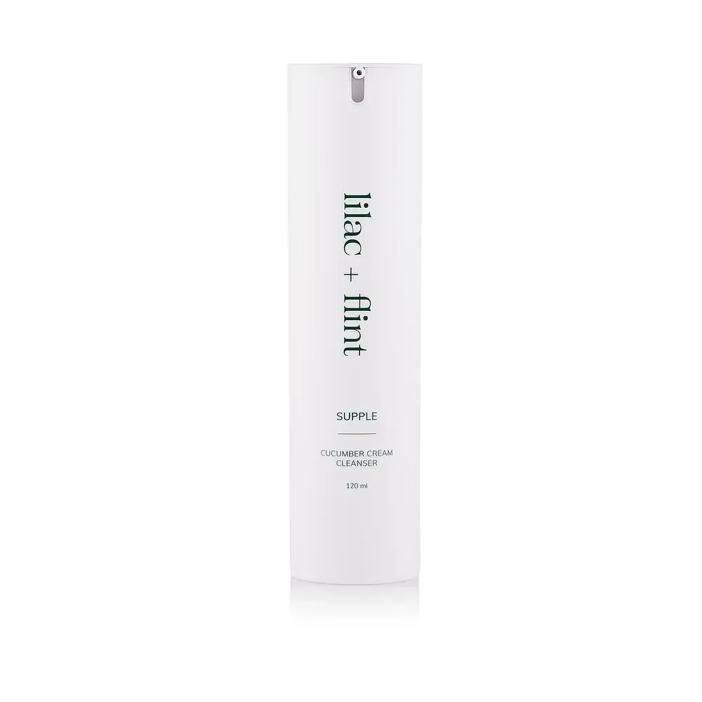 Lilac + Flint Supple Cucumber Cream Cleanser