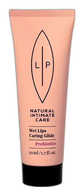 Lip Intimate Care Wet Lips Caring Glide Prebiotics