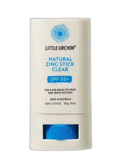 Little Urchin Natural Zinc Stick Clear SPF 50+