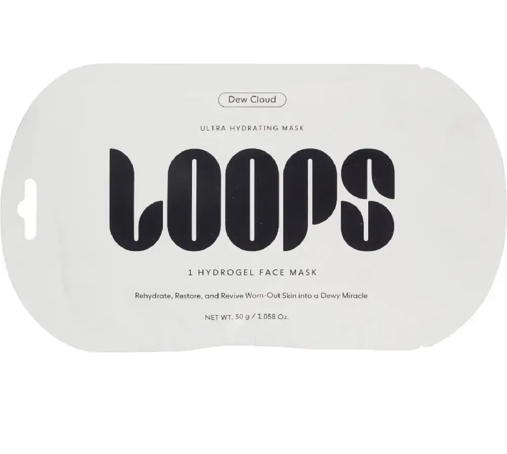 Loops Dew Cloud Ultra Hydrating Hydrogel Face Mask