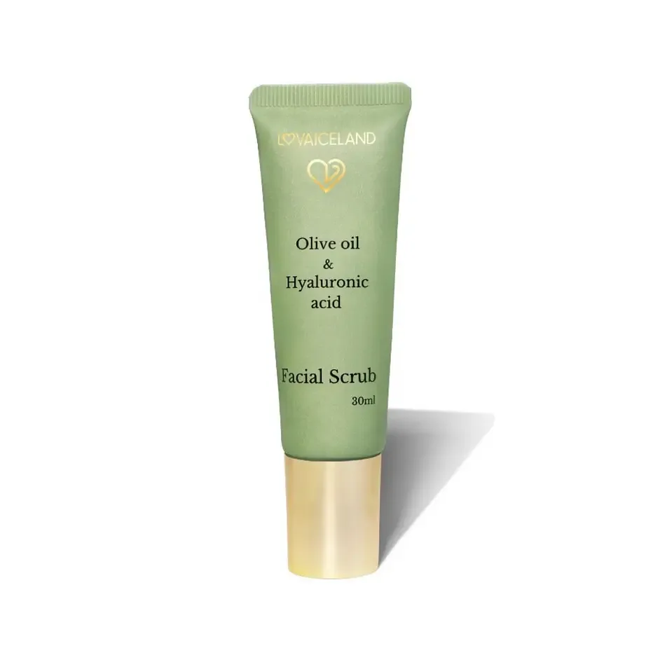 LovaIceland Olive Oil & Hyaluronic Acid Facial Scrub
