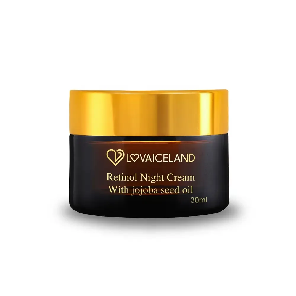 LovaIceland Retinol Night Cream With Jojoba Seed Oil