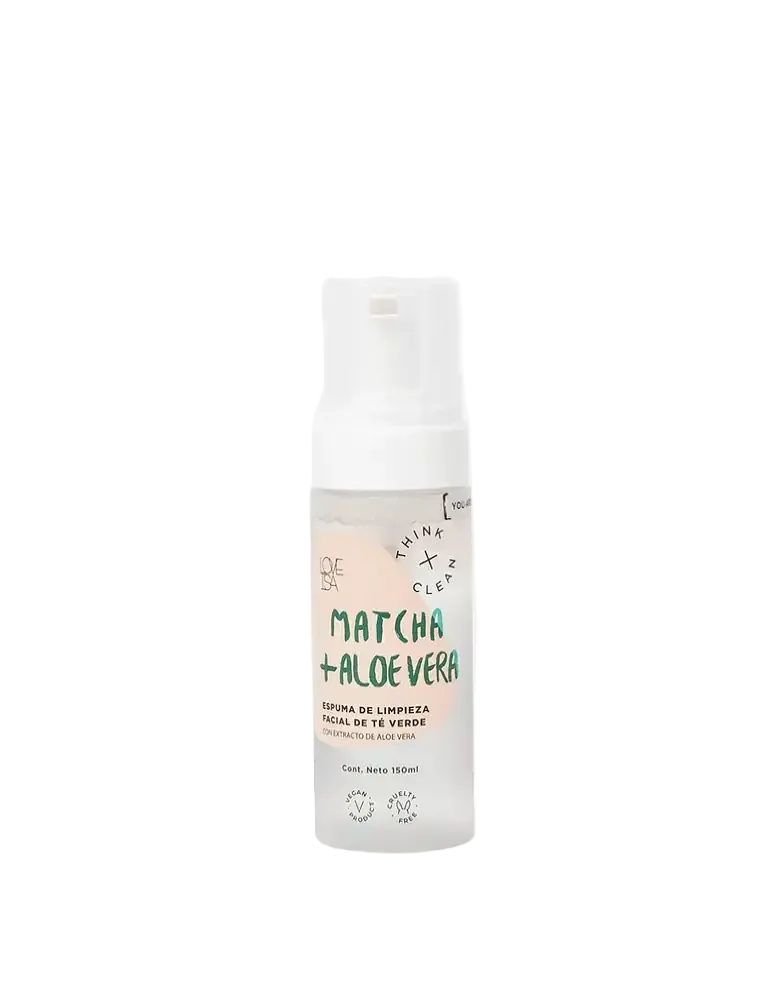 Loveisa Matcha + Aloe Vera Espuma De Limpieza Facial De Te Verde
