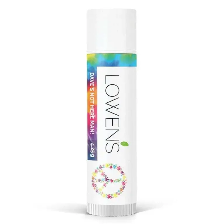 Lowen’s Dave’s Not Here Man! Unflavored Hemp Seed Oil Lip Balm