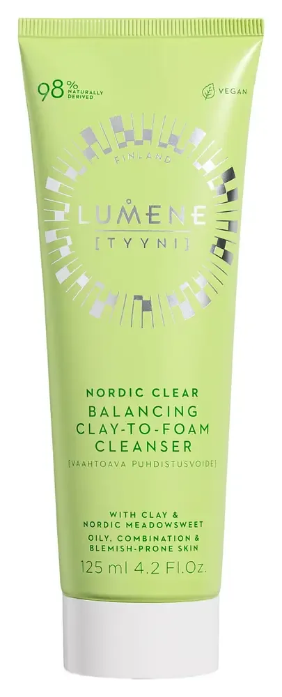 Lumene Tyyni Nordic Clear Balancing Clay-to-Foam Cleanser