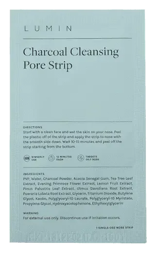 Lumin Charcoal Cleansing Pore Strip