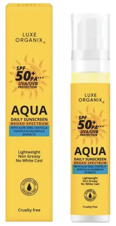 Luxe Organix Aqua Daily Sunscreen SPF 50+ PA+++