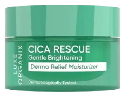 Luxe Organix Cica Rescue Gentle Brightening Derma Relief Moisturizer