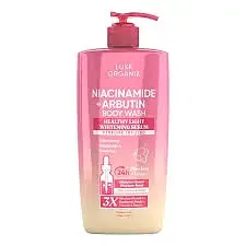 Luxe Organix Niacinamide + Arbutin Healthy Light Whitening Serum Body Wash