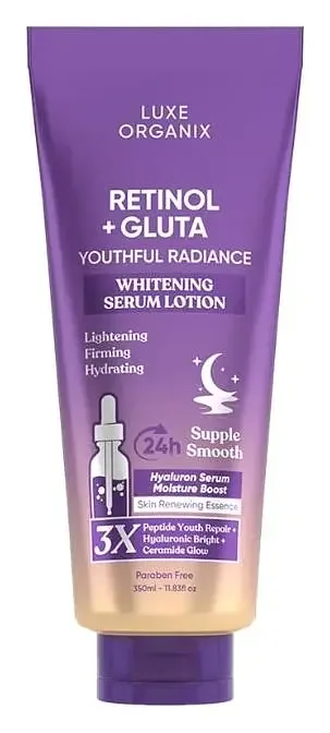 Luxe Organix Retinol + Gluta Whitening Serum Lotion