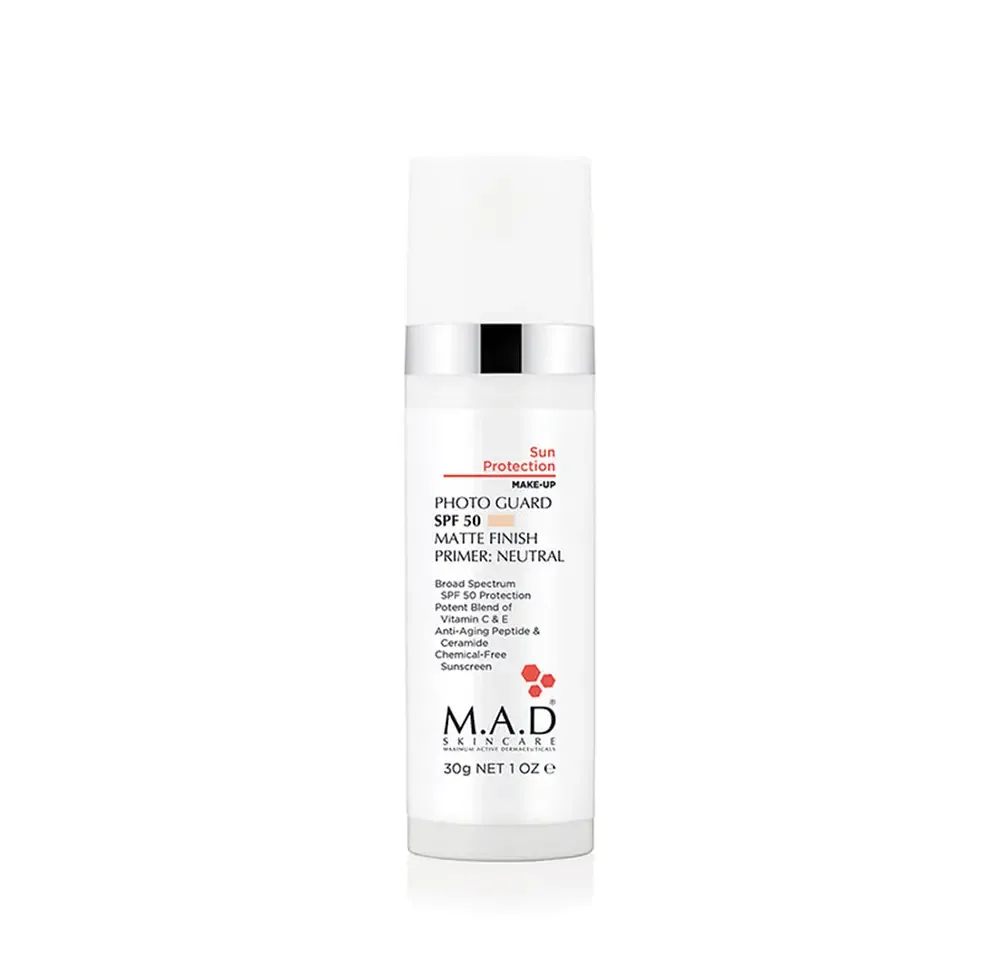 M.A.D Skincare Photo Guard SPF 50 Matte Finish Primer