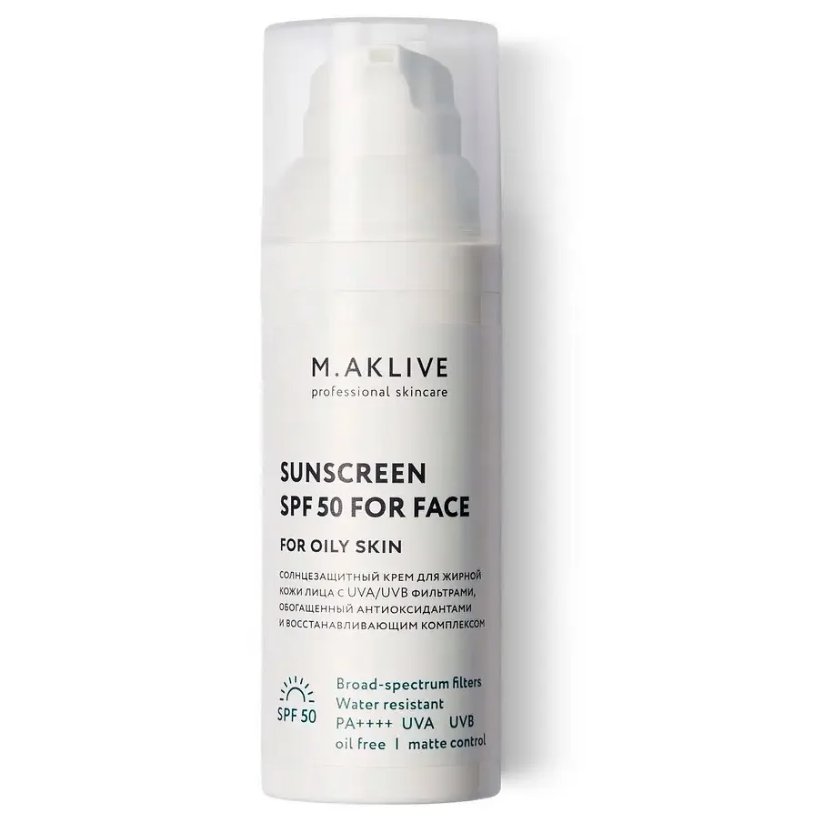 M.Aklive Sunscreen SPF 50 For Face