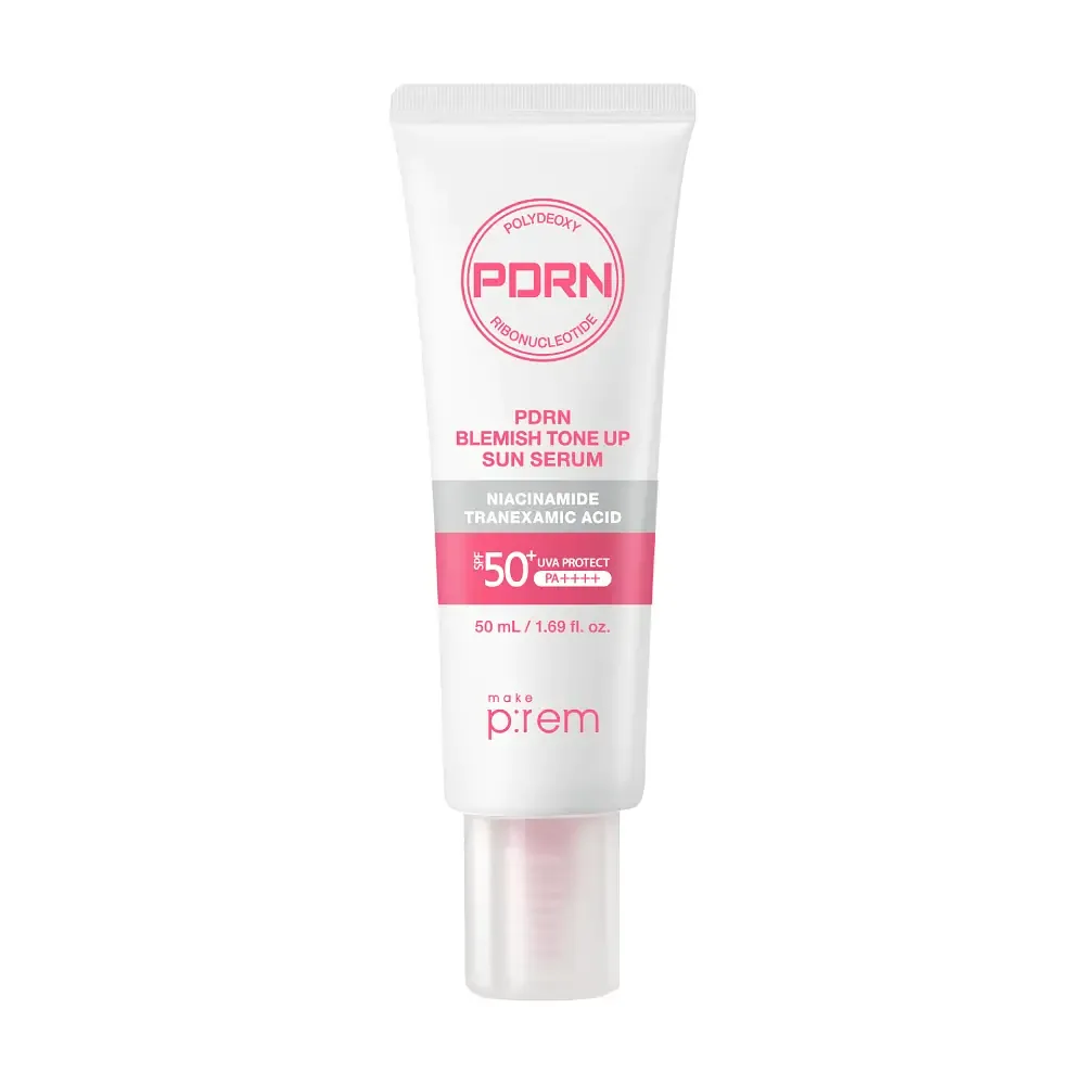 Make P:rem PDRN Blemish Tone Up Sun Serum SPF 50+ PA++++