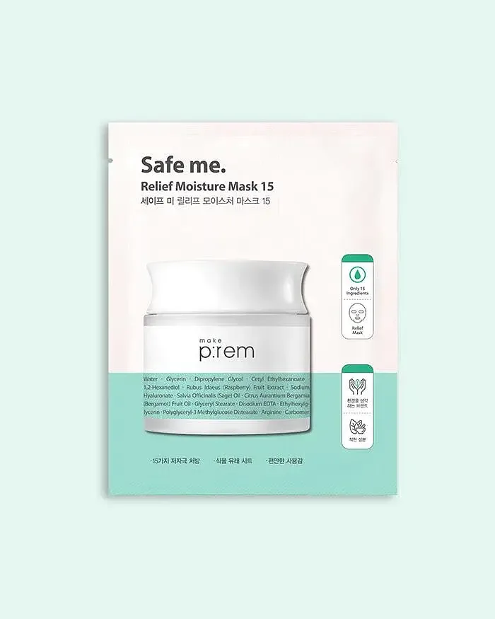 Make P:rem Safe me. Relief Moisture Mask 15